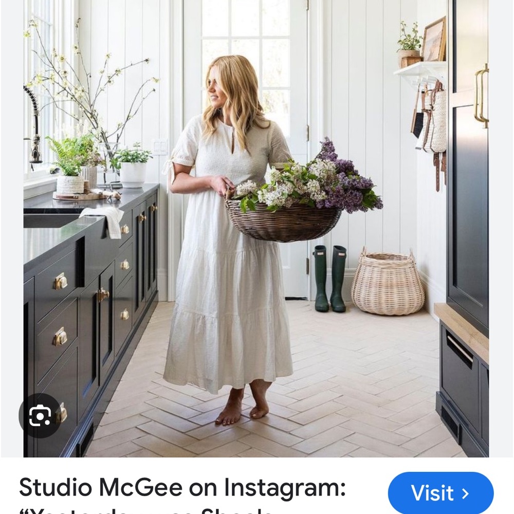 Madewell dress size small. Seen on Shea McGee